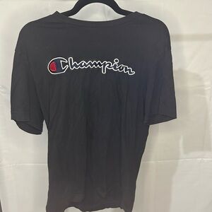 Champion Black T-Shirt - Size Large